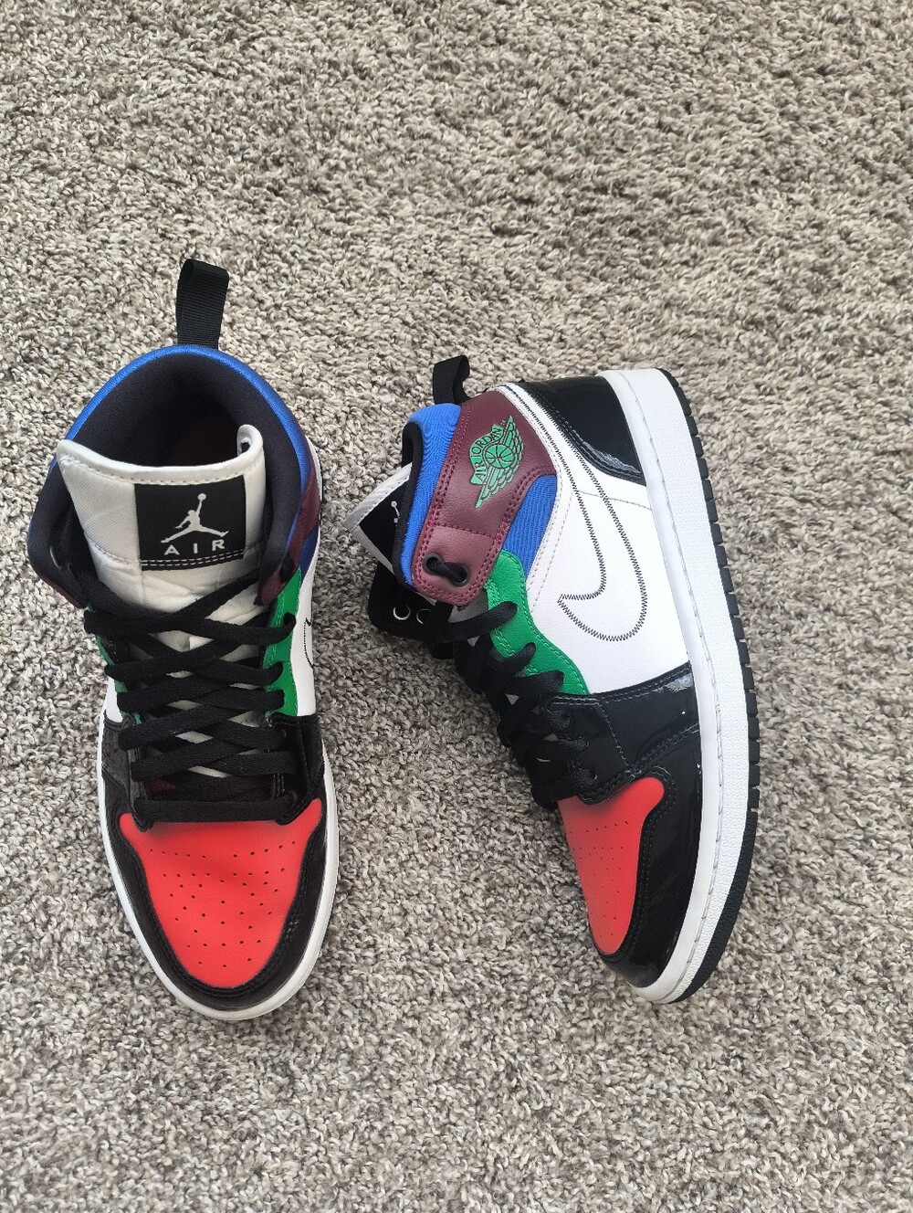 Wmns Air Jordan 1 "Multi Color" Size 8.5W - 7M